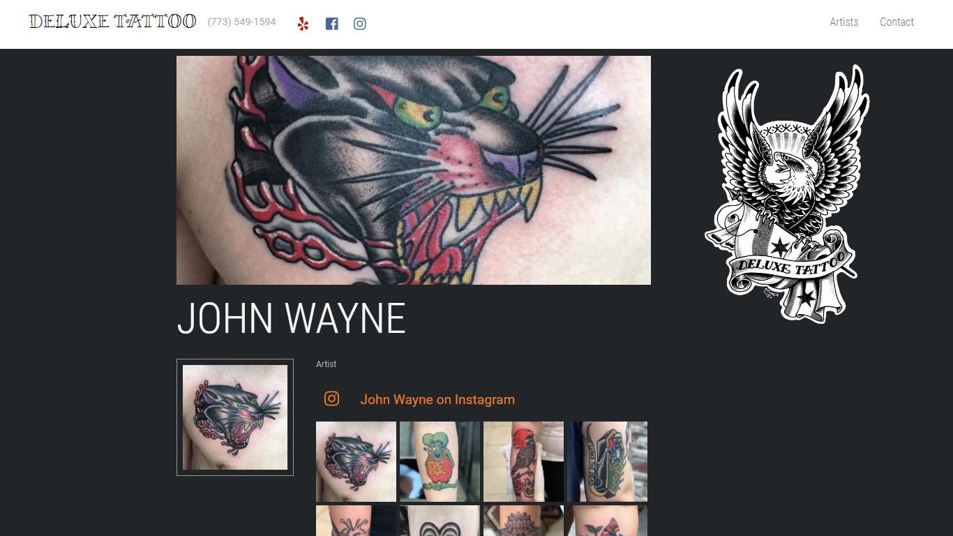 John Wayne | Deluxe Tattoo